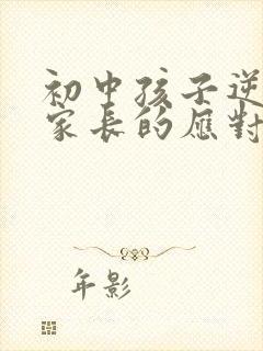 初中孩子逆反期家长的应对策略