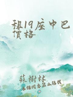 租19座中巴车价格