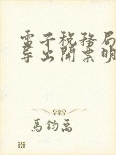 电子税务局可以导出开票明细
