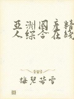 亚洲国产精品成人综合在线