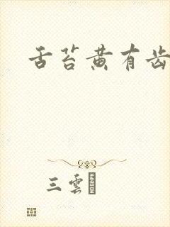 舌苔黄有齿痕