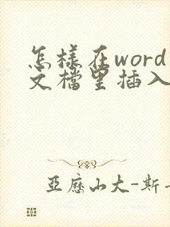 怎样在word文档里插入pdf