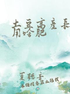 土豆高产长势好用啥肥