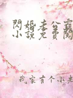 闪婚老公霸道宠小说免费阅读