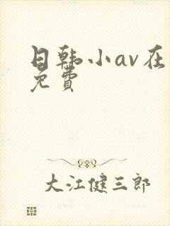 日韩小av在线免费