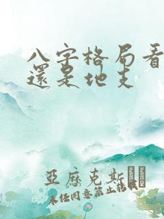 八字格局看天干还是地支