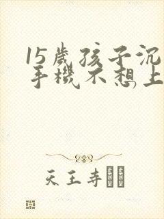 15岁孩子沉迷手机不想上学怎么办