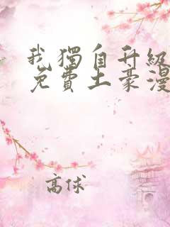 我独自升级漫画免费土豪漫画