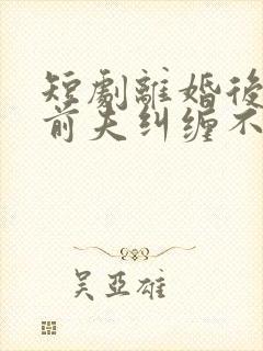 短剧离婚后总裁前夫纠缠不休在线观看