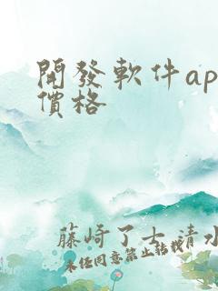 开发软件app价格