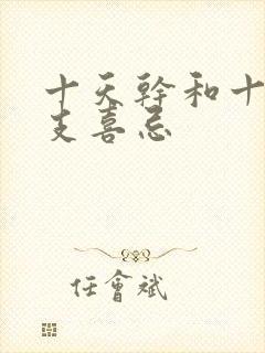 十天干和十二地支喜忌