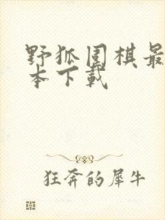 野狐围棋最新版本下载