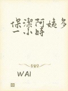 保洁阿姨多少钱一小时