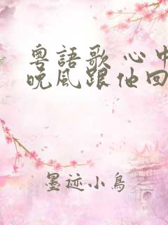 粤语歌 心中的晚风跟他回家