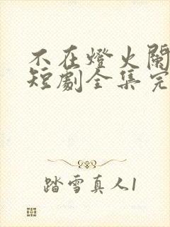 不在灯火阑珊处短剧全集完整版