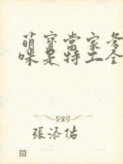萌宝当家爹地妈咪是特工全