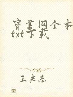 宝书网全本免费txt下载