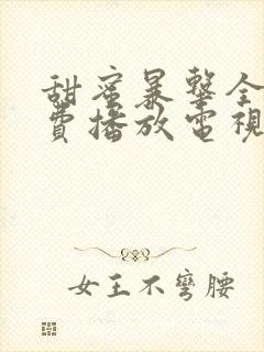 甜蜜暴击全集免费播放电视剧