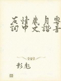 友情岁月粤语歌词中文谐音完整