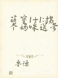 萌宝1+1:拐个妈咪送爹地