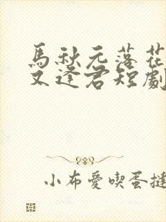 马秋元落花时节又逢君短剧