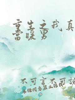 重生之我真没想当暖男
