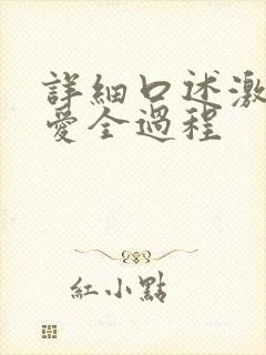 详细口述激情爱爱全过程