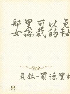 哪里可以免费看女总裁的秘密短剧