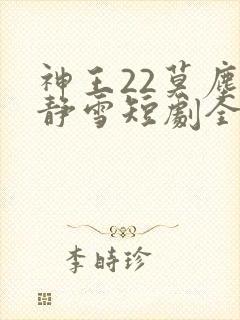 神王22莫尘苏静雪短剧全集