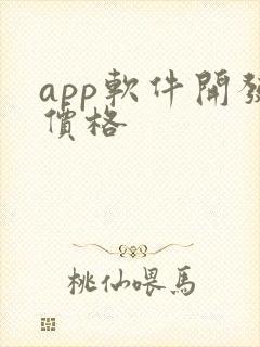 app软件开发价格