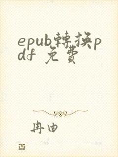 epub转换pdf 免费