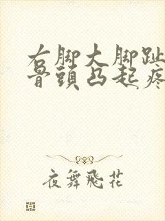 右脚大脚趾旁边骨头凸起疼痛