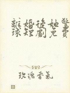 离婚后她惊艳全球短剧免费观看