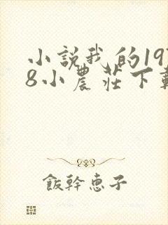 小说我的1978小农庄下载