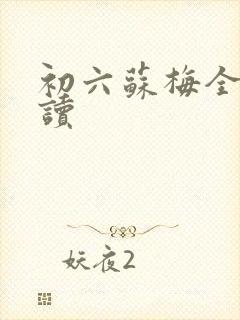 初六苏梅全文阅读