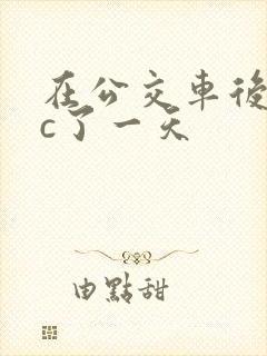 在公交车后面被c了一天