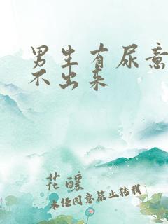 男生有尿意却尿不出来