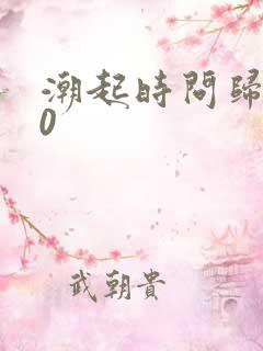 潮起时问归期20