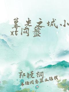 暮光之城小说txt网盘