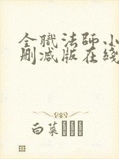 全职法师小说未删减版在线