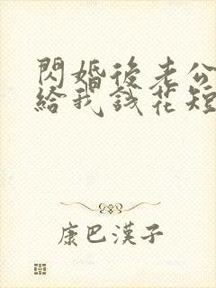闪婚后老公天天给我钱花短剧