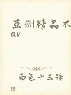 亚洲精品不卡的av