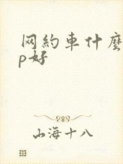 网约车什么app好