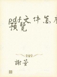 pdf文件怎么预览