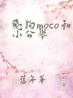 飞狗moco和小公举