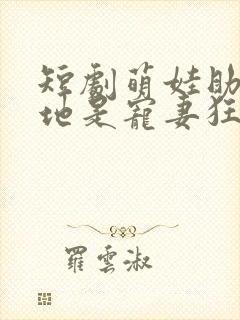 短剧萌娃助攻爹地是宠妻狂魔