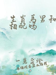 生肖马男和龙女相配吗