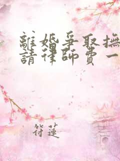 离婚争取抚养权请律师费一般是多少钱