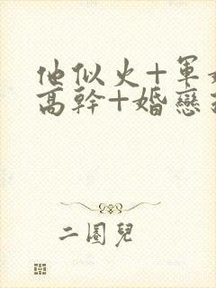 他似火+军婚+高干+婚恋推荐