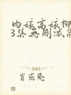 肉嫁高嫁柳嫁家3集无删减版